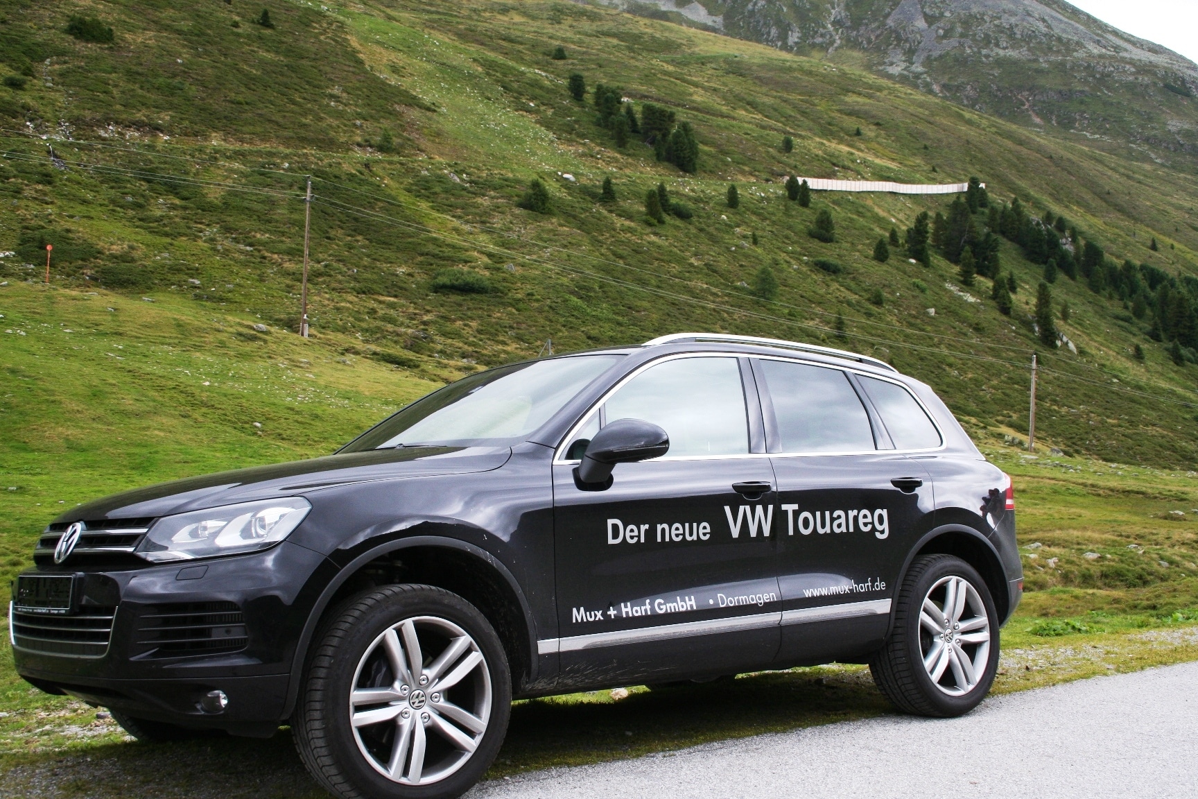 VW Touareg in den Tiroler Alpen 1